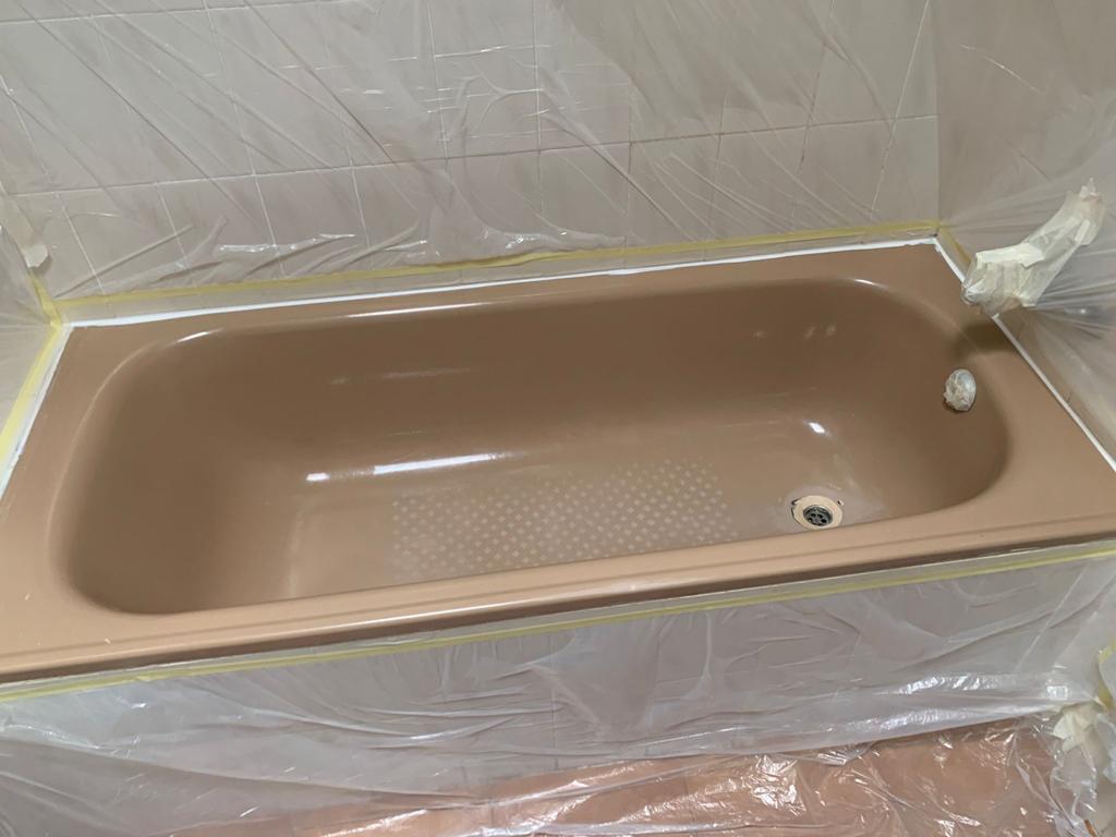 Reparacion y cambio de color bañera